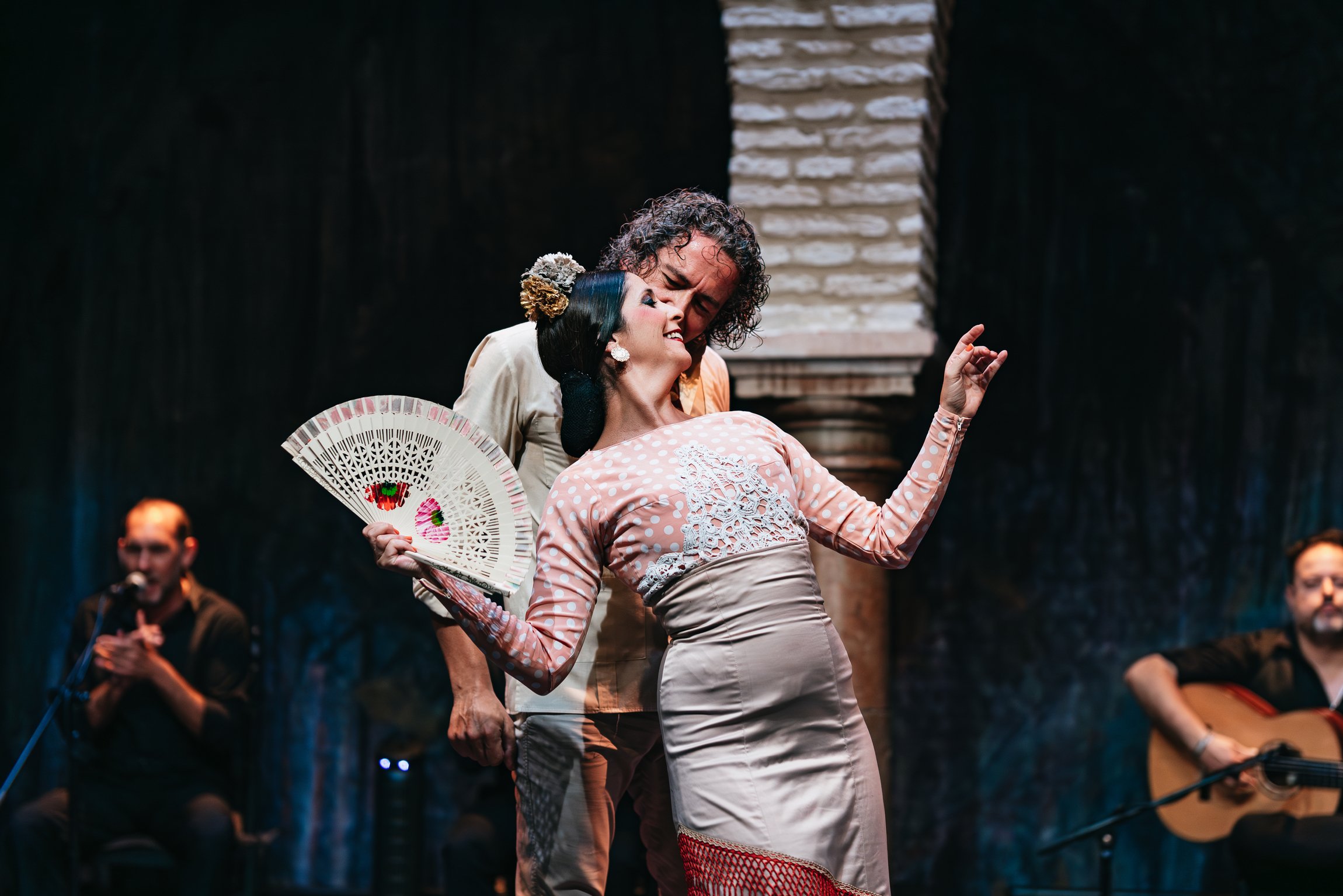 Flamenco performance at Museo del Baile Flamenco Seville — authentic tablao show in an 18th-century building